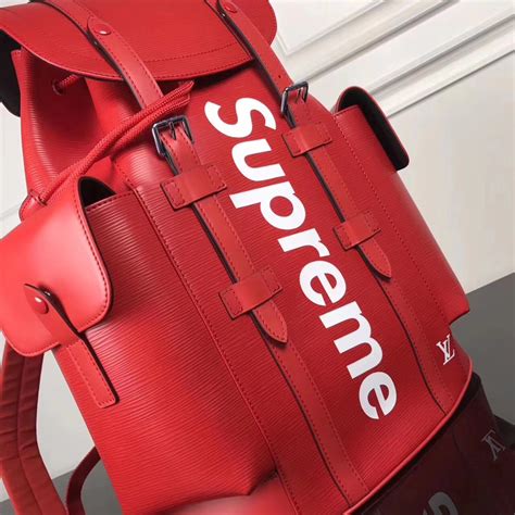 supreme backpack louis vuitton fake|louis vuitton christopher backpack price.